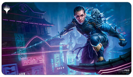 Ultra Pro Magic: The Gathering - Kamigawa Neon Dynasty Kaito Shizuki Table Playmat- Great for Card Games and Battles Against Friends and Enemies, Perfect for at Home Use As a Mousepad for PC